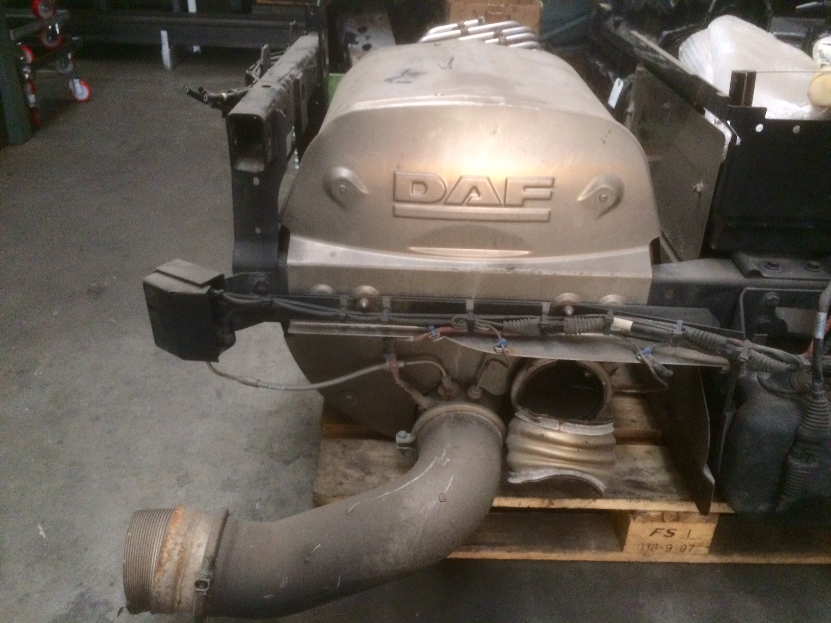 silenziatore di scarico usato daf cf85